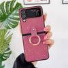 Роскошный чехол с милым медведем и блестками на короткой цепочке для Samsung Galaxy Z Flip 4, чехол 5G для Galaxy Z Flip3, противоударный чехол