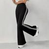 Womens High Waist Wide Leg Trousers Straight Fit Flared Pants Casual Loose Long