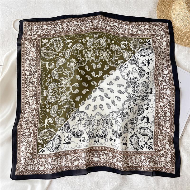 70 * 70 см новый шелковый маленький квадратный шарф для защиты шеи женщин профессиональный шарф универсальный шарф для волос шарф