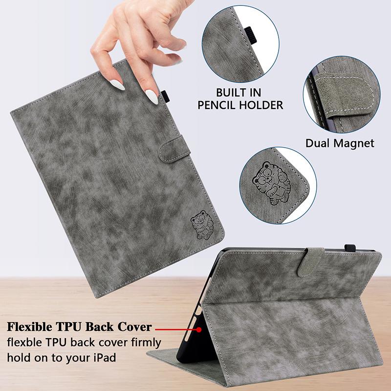 Leather Case for Samsung Galaxy Tab A11 A9 + 8.7 Plus S5e T720 Tablet Cover Tab A 10.1 T510 A8 X200 X115 10.5 A7 Lite 10.4 Case