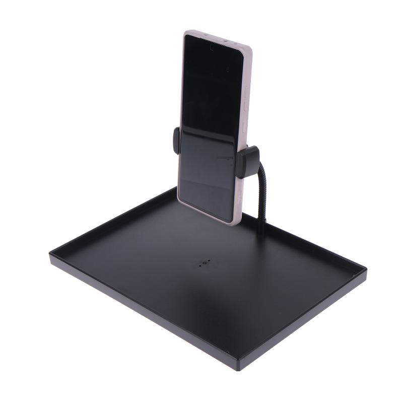 1 Set Microphone Stand Sound Card Tray Durable Plastic Bracket Perfect Gift for Streamers Vloggers Content Creators