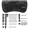 I8 Touchpad 2.4GHz Mini Wireless Keyboard Mouse Combo Three Color Backlight Remote Control Keyboard