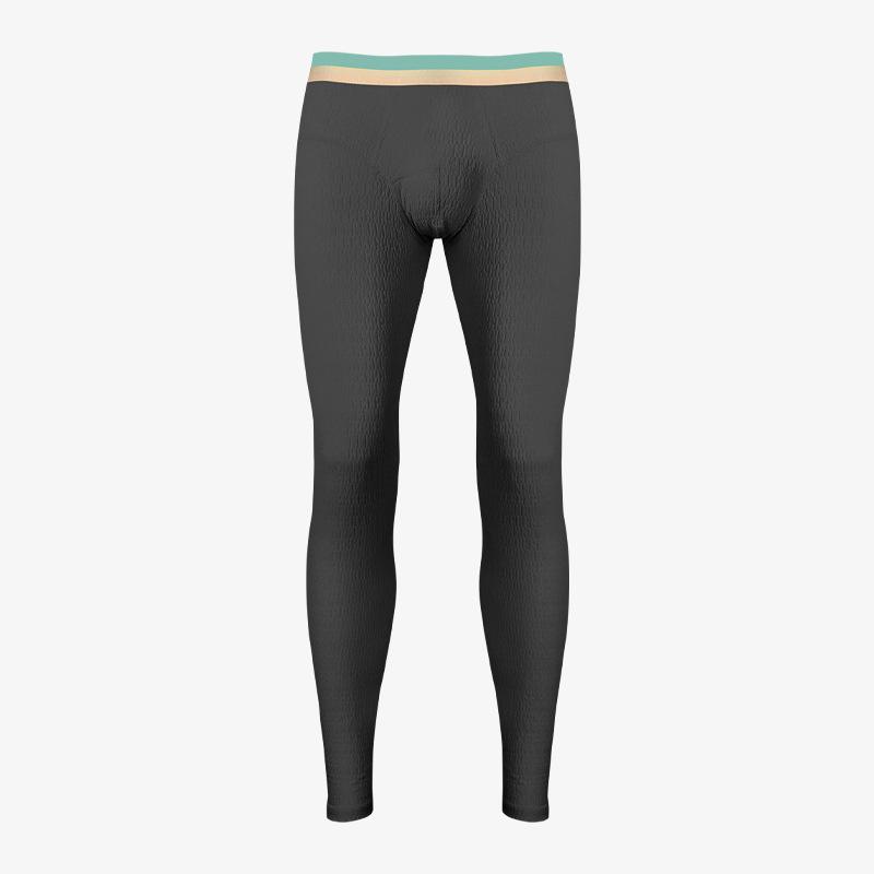 Тонкие мужские осенние и зимние теплые брюки - модные хлопковые леггинсы и трусы