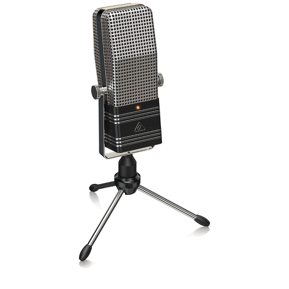 Behringer USB Microphone Vintage Microphone Design C Terminal Super Cardioid Characteristic BV44 Silver USB-Type