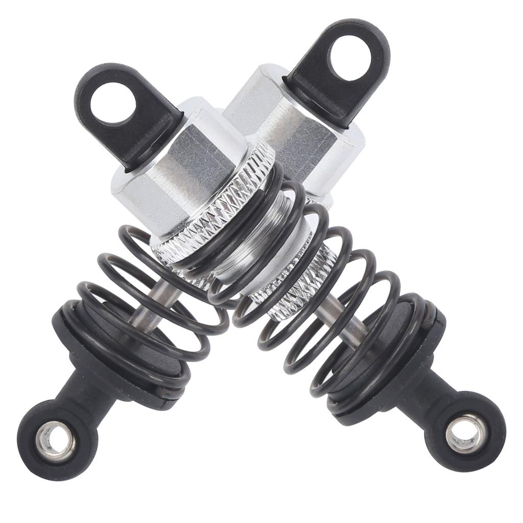 2Pcs 63mm RC Aluminium Shock Absorber Damper for TRAXXAS SLASH 2WD RC Car Upgrade PartsSilver