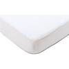 Protège matelas bébé imperméable éponge Bamboo sans traitement 60x120 cm - Blanc - P'tit Lit