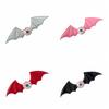 4PCS Resin Bat Wings Hair Clip Y2k Bat Duckbill Side Clip Gothic Halloween Hairpin  Girls