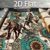 Colorful Graffiti Skier Print Area Rug Non Slip Large Floor Mat For Living Room Ski Style Home Decor