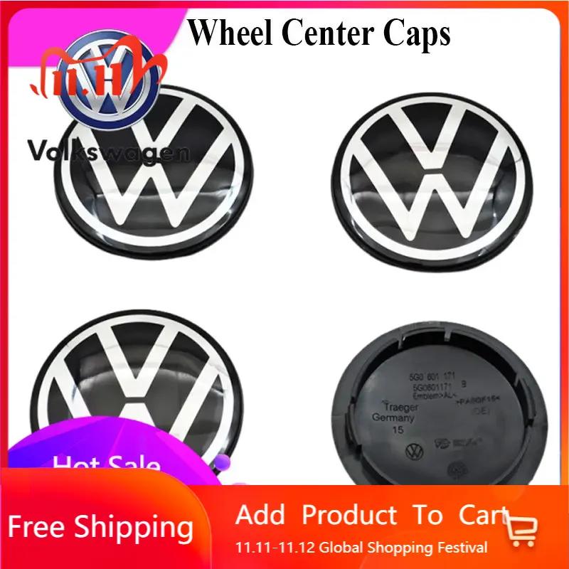 For VW Volkswagen Jetta MK5 Golf 20Pcs ABS 65mm Car Wheel Center Hub Caps Car Wheel Logo For Volkswagen VW Golf Passat Tiguan L EG1