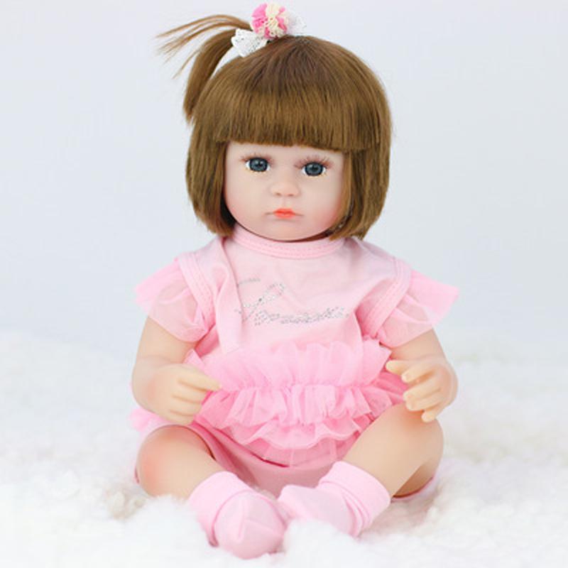 42cm Toy Full Body Silicone Water Proof Bath Toy Popular Reborn Toddler Baby Dolls Bebe Doll Reborn Lifelike Soft Touch
