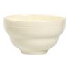Cream Threaded Rice Bowl Ceramic Rice Bowl Small Bowl Household Minimalist Tableware Solid Color Bowl Restaurant Dessert Bowl