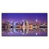 Big Size Modern City Night Scene Canvas Painting Wall Art Landscape Reflection Posters and Prints for Living Room Home Decor No Frame