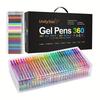 100 Color Bullet Tip Gel Pen Refills Set Glitter, Highlighter, Gouache Metallic Ink for Journaling Art