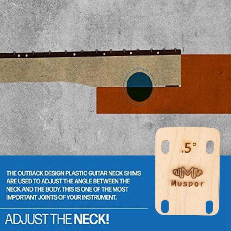 Деревянная прокладка под гриф гитары, прокладки под гриф гитары, усиливающие пластины для грифа электрогитары