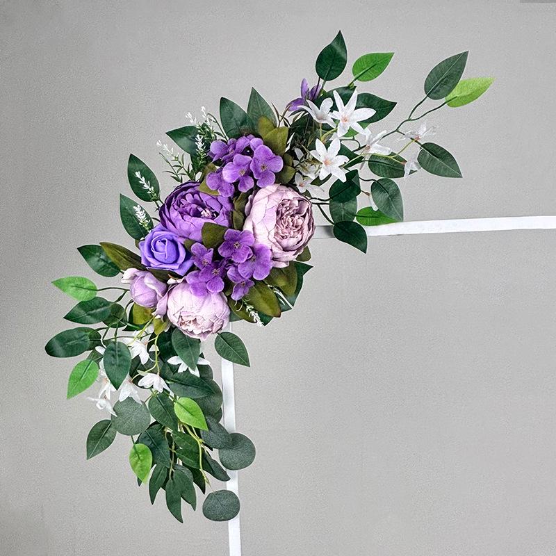 Floral Wedding Arch & Welcome Sign Decoration Set