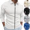 New Jacket Men's Lapel Zip-up Cardigan Men's Coat Fall On New Men's Style