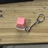 Finger Keyboard Cap Button Keycap Keychain Fidget Clicker Toy Relaxing Finger Keyring  Adult