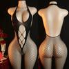 Прозрачные сетчатые женские бодистокинги Сексуальное белье С открытой промежностью Горячее боди Эротическое без промежности Слинг Черные экзотические костюмы