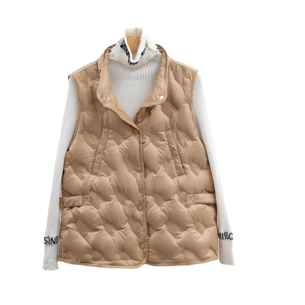 МОДА холодная зима женская 90 флис прессованный клей однотонный зимний жилет женский жилет женский новый пуховик Одежда