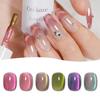Coikaze Магнитный гель Магнитный гель для ногтей Двухцветный Набор из 6 цветов Гель для ногтей с магнитом Гель «Кошачий глаз» Матовый цвет Цветной гель для глаз Совместимый Мелкий шелковистый Магнитный