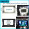 10 Inch Car Frame Fascia Adapter For Toyota Yaris Vitz Echo 2005-2010 Android Radio Dash Fitting Panel Kit