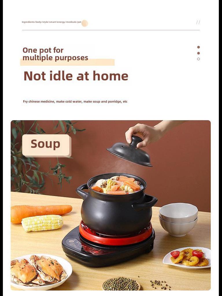 Электрический керамический чайник большой емкости 110 В - автоматический чайник для здоровья китайской медицины