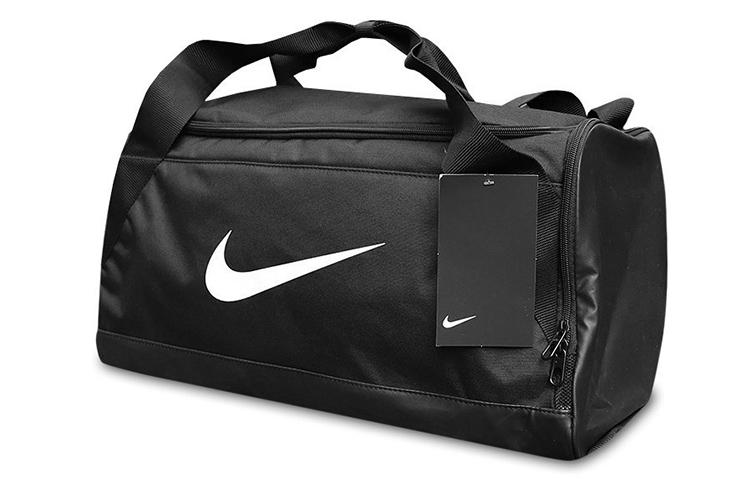 Nike Полиэстеровая сумка для спортзала Кемпинговая сумка Через плечо Сумка-кроссбоди Ручная сумка для путешествий Унисекс Черная CK0939-010