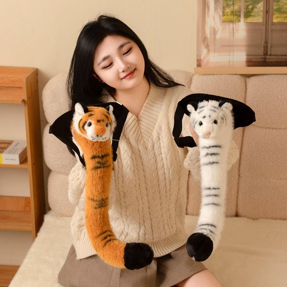Lovely Tiger Tail Costume Accessory Charming Design Animal Tail Prop Birthday Cosplay