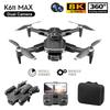 K611 MAX Drone Profissional Brushless Obstacle Avoidance 8K Двойная камера Оптическое позиционирование потока Складной летательный аппарат FPV 2024 Дрон
