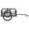 VidaXL Remorque de Vélo, Chariot de Transport, Remorque de Bicyclette, Remorque à Bagages Jardin Extérieur, 130x73x48,5 cm 91770
