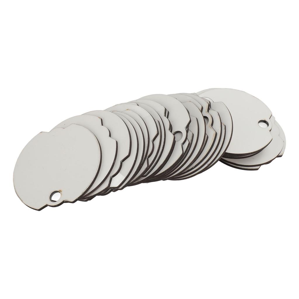 30 шт. термопереводных пустых именных табличек, незаконченных пустых именных табличек, пустых именных бирок для самостоятельной сборки, визиток для чашек