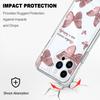 Retro Butterfly Transparent Phone Case For iPhone 13 12 11 X XR XS 8 7 6 Pro Max Plus Mini Soft TPU Cover
