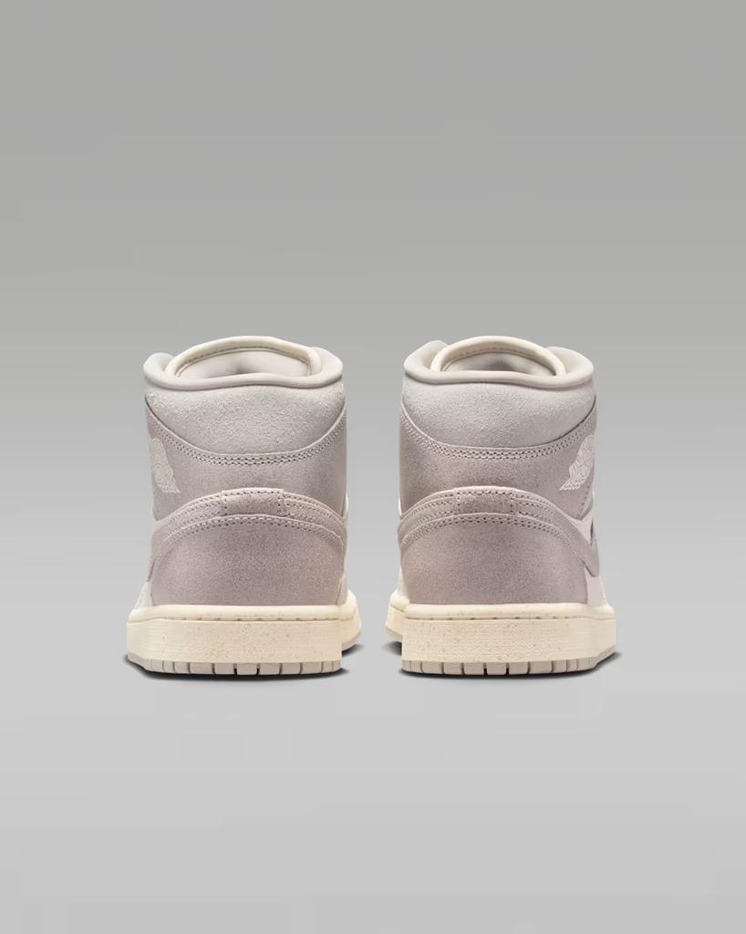 IB7010-001 Nike Air Jordan 1 Mid Светлый Железняк Загадочный Камень (Женский)