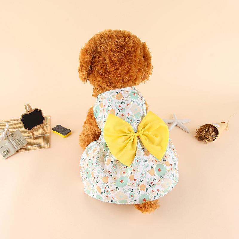 Spring/Summer Pet Clothing Pet Skirt Dog Clothing Dog Skirt Cute Princess Pet Skirt Cat Skirt