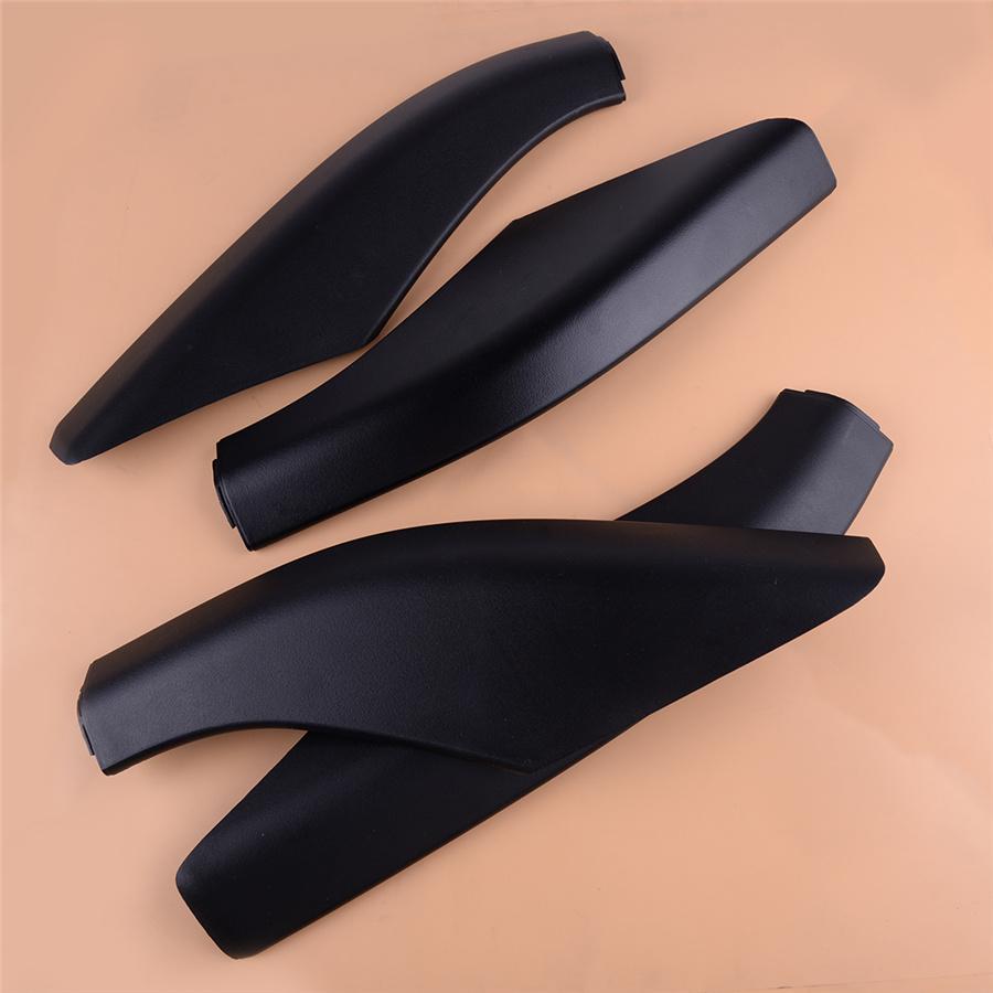 For Land Rover Freelander 2 2006-13 4PCS Black ABS Car Roof Rack Rail End Shell