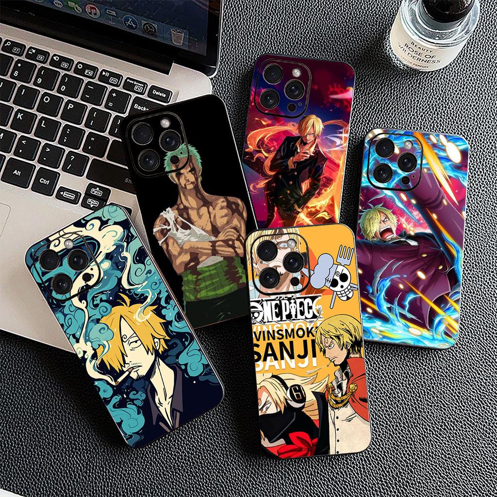 Casing for Apple iPhone 12 13 Pro Max Mini ProMax X XR Air 13Pro XS Phone Cover Soft Case Sanji Roronoa Zoro One Pieces Luffy