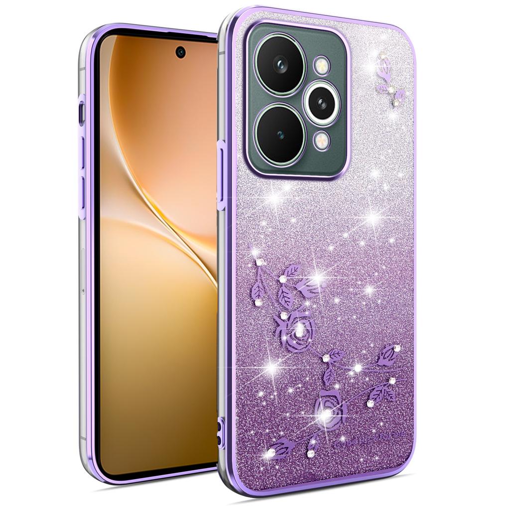 For Realme 15 5G Case Flower TPU Flexible Gradient Phone Cover