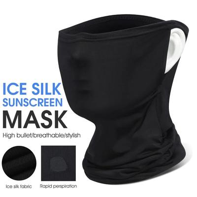 Дышащий летний велосипедный головной убор Ice Silk Anti UV Face Cover Outdoor Sport Running Scarf Пылезащитная маска для мужчин и женщин
