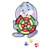 Toys Dartboard Game Children Sticky Ball Game Board Games With Sticky Ball Dartboard Sports