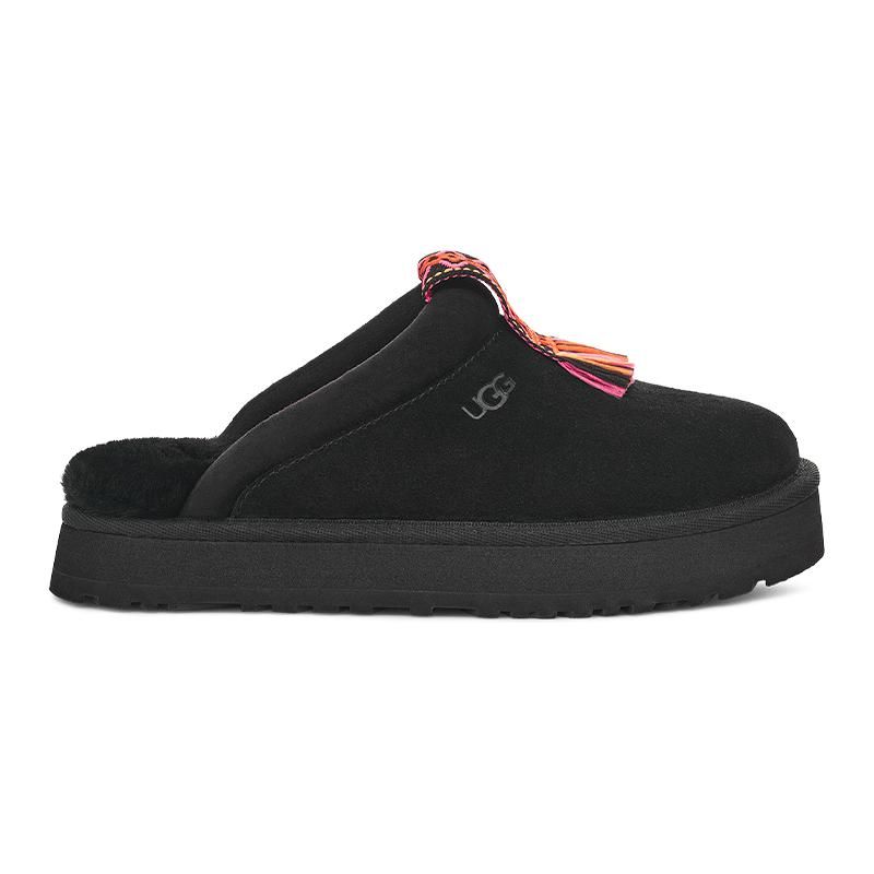 UGG Кожаные легкие удобные детские тапочки Детские тапочки черные 1153053K-BLK