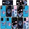 Чехол для телефона Samsung Galaxy S25 S23 S22 S24 Ultra FE A05 A06 S9 A15 A16 A36 A37 A35 A54 A55 A56 A57 A25 A26 A53 A17 Мультяшный Новый Стич Модный Чехол