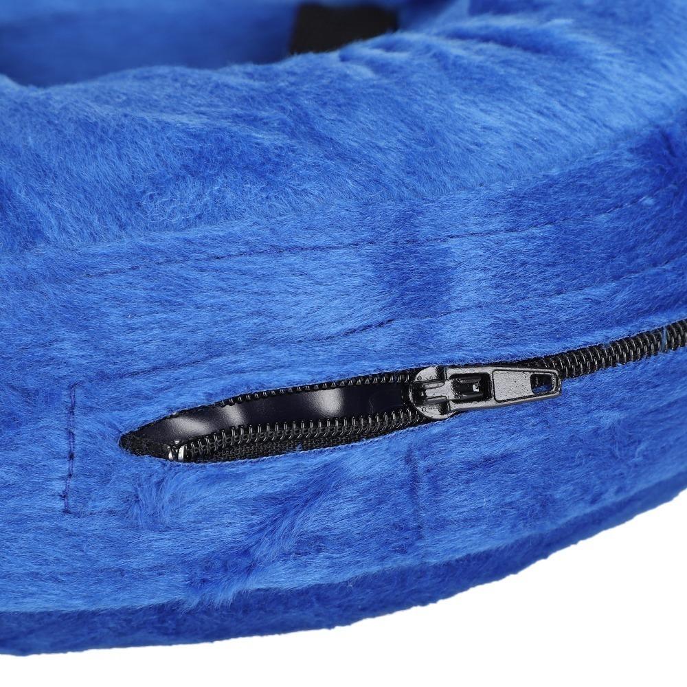 Blue Dog Neck Guard Inflatable Cat Neck Guard Comfort Wear Pet Anti Lick Guard Pet Grooming