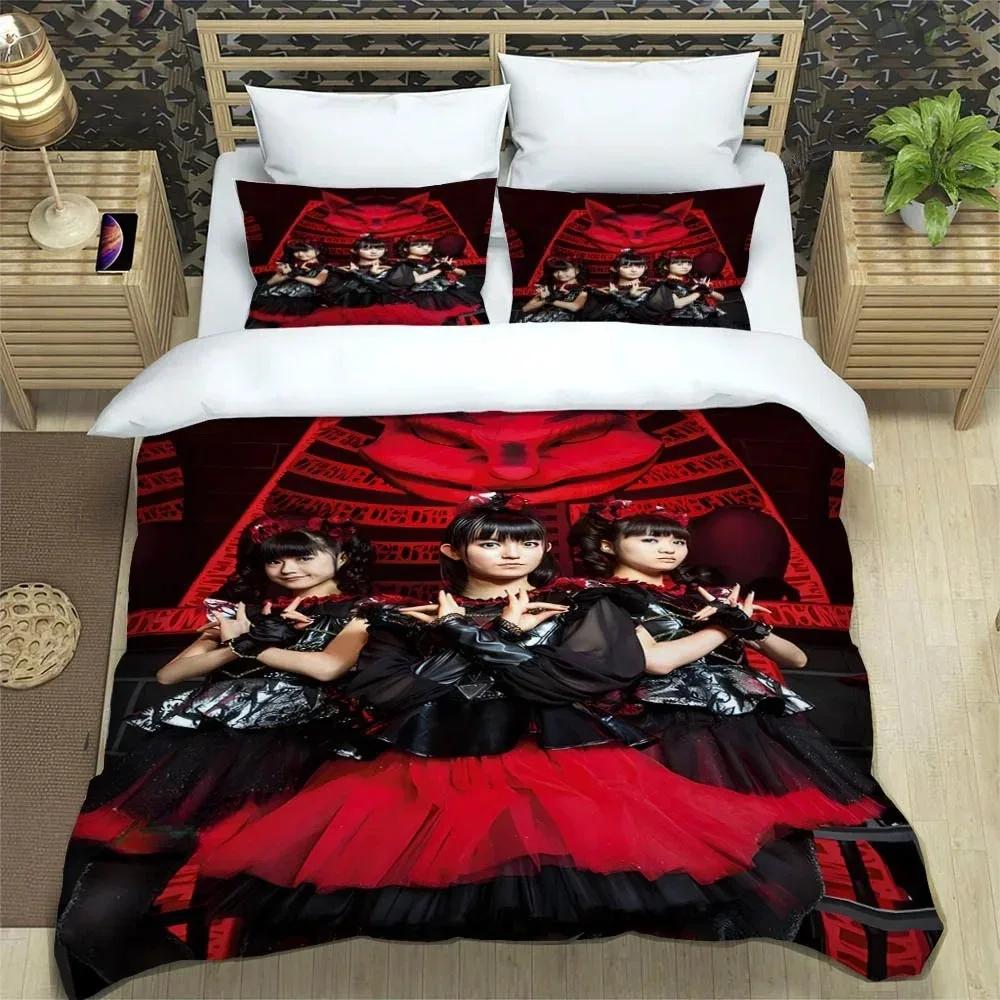 3D-принт рок-музыка Babymetal комплекты постельного белья изысканный комплект принадлежностей пододеяльник кровать одеяло комплект постельного белья роскошный подарок на день рождения