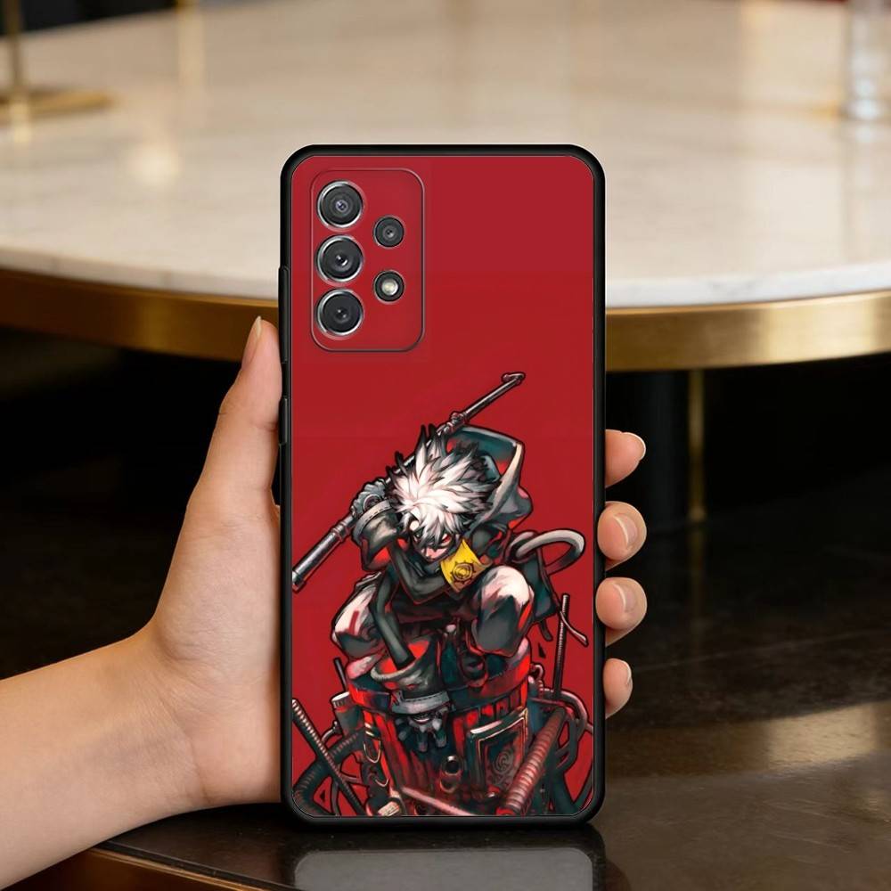 C-Comics G-Gokurakugai Phone Case For Samsung Galaxy A73,A72,A71,A70,A53,A52,A51,Soft Silicone Black Cover