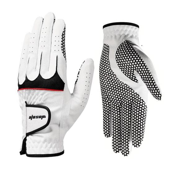 Golf Glove Men Left Hand Non-slip Grip Glove Quick-drying Ventilated Wear Resistant Golf