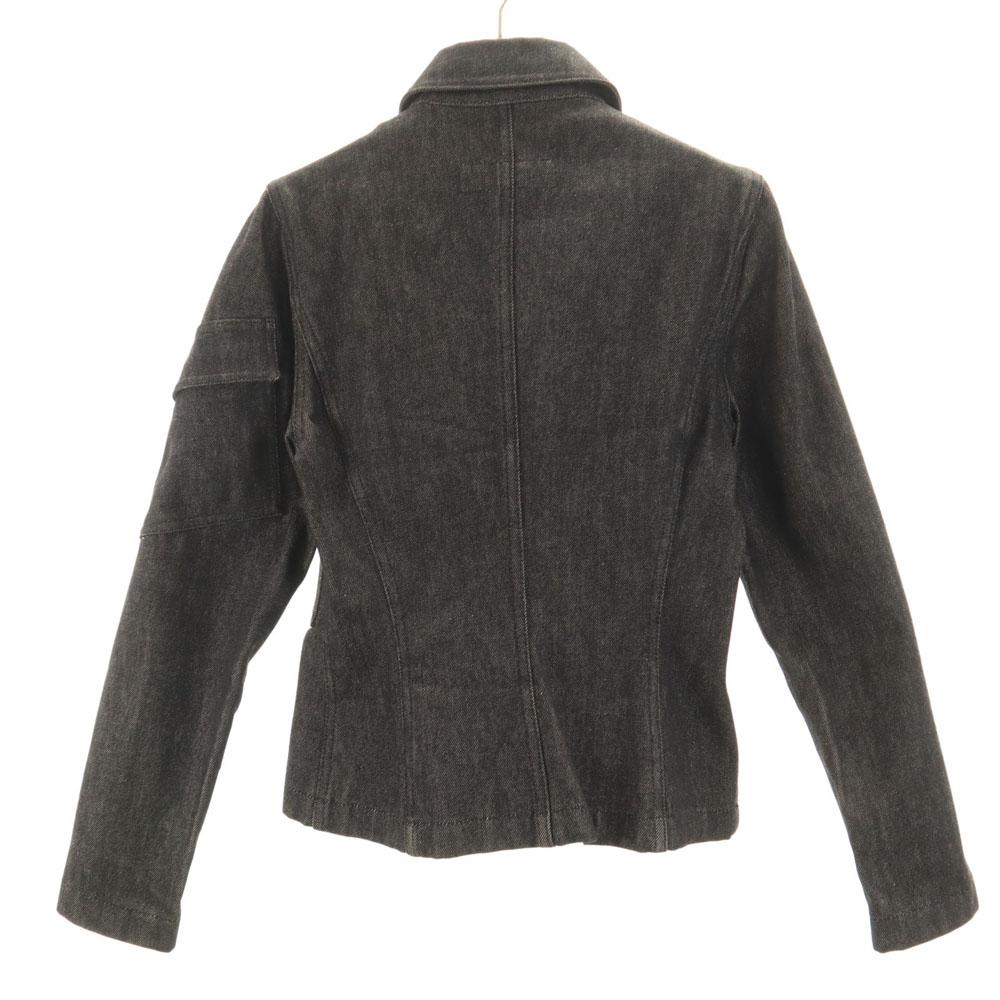GUCCI made in Italy Denim Jacket 38 black Women Used
