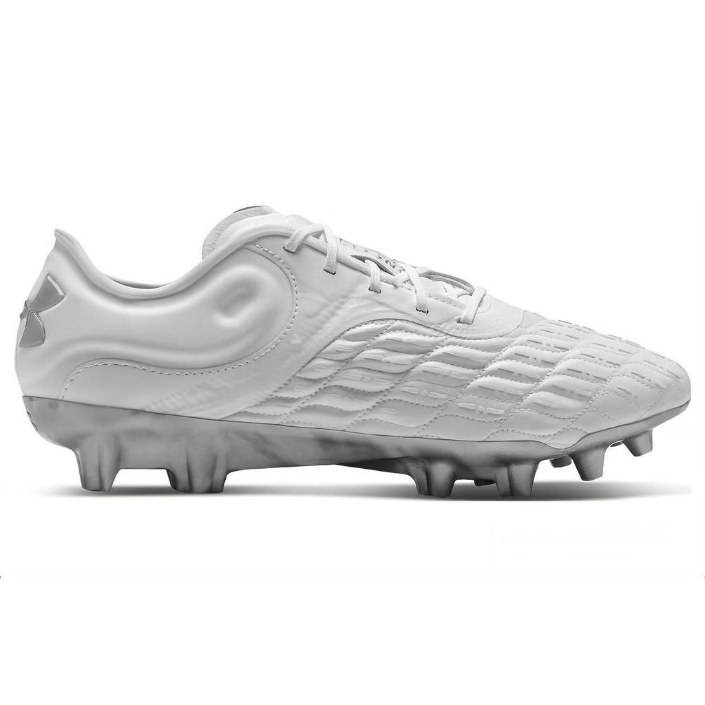 Under Armour Magnetico Elite 3 FG белые переливающиеся мужские кроссовки 3026740-101