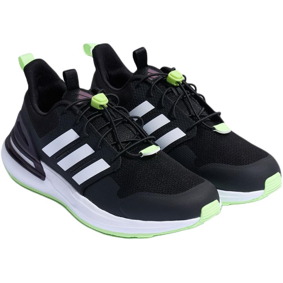 adidas Rapidasport El Удобные Универсальные Модные Низкие Детские Кроссовки для Бега Детские Кроссовки для Бега Черные KH8918