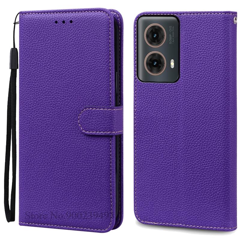 Для Moto G85 5G чехол-кошелек кожаный флип-чехол для Motorola G85 чехол мягкий силиконовый чехол-книжка для Motorola G85 5G чехол Fundas