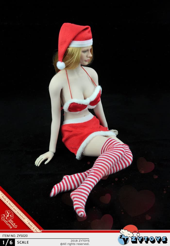 Hobby Toys [TOYBARJAPAN] 16 Scale Figure for TBLeague Body ZYTOYS ZY5020 Christmas Beautiful Woman Costume Set (Body and Head Not Included)